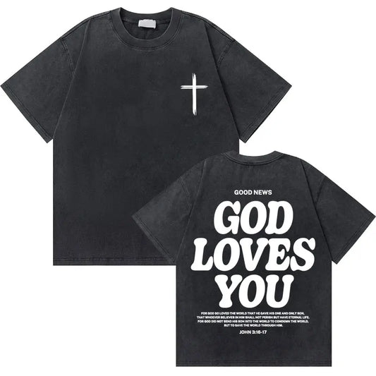 "God Loves You" Premium T-Shirt
